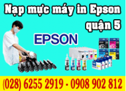 Nạp mực máy in Epson quận 5